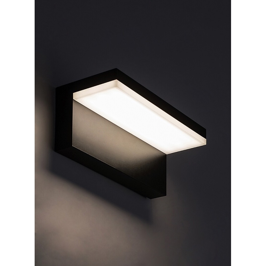 Rabalux - LED Kinkiet zewnętrzny LED/10W/230V IP54 czarny