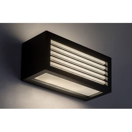 Rabalux - LED Kinkiet zewnętrzny LED/10W/230V IP54 czarny