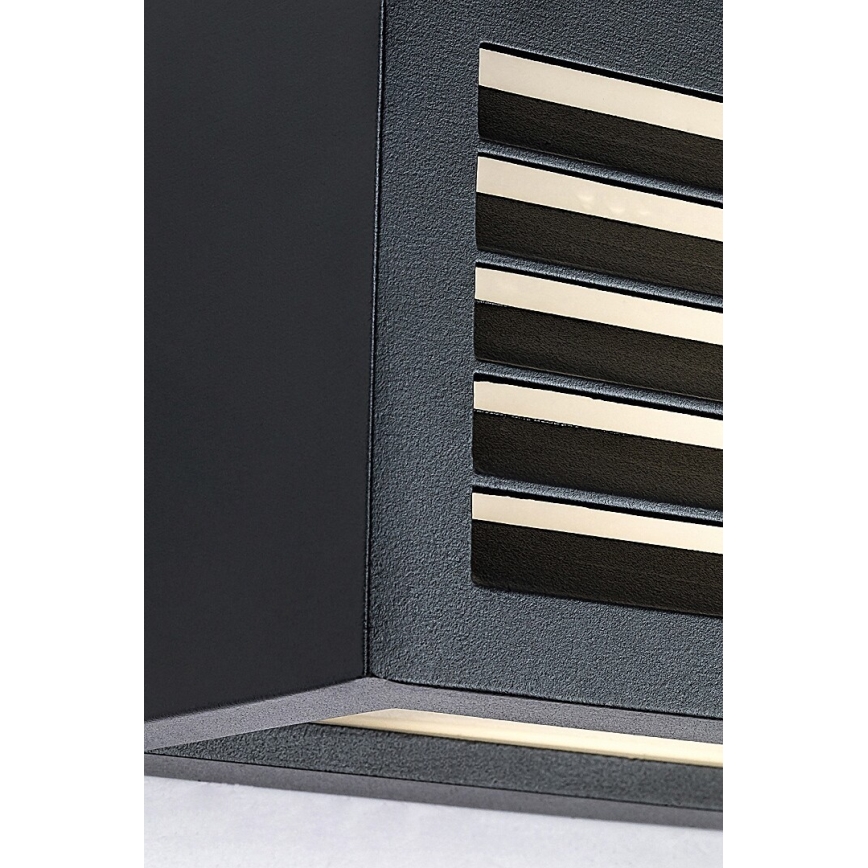 Rabalux - LED Kinkiet zewnętrzny LED/10W/230V IP54 czarny