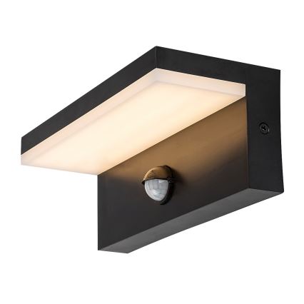 Rabalux - LED Kinkiet zewnętrzny z czujnikiem LED/9W/230V 2700/4000/6500K IP54 czarny