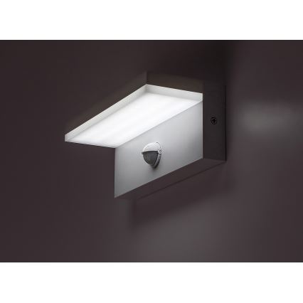 Rabalux - LED Kinkiet zewnętrzny z czujnikiem LED/9W/230V 2700/4000/6500K IP54 biały