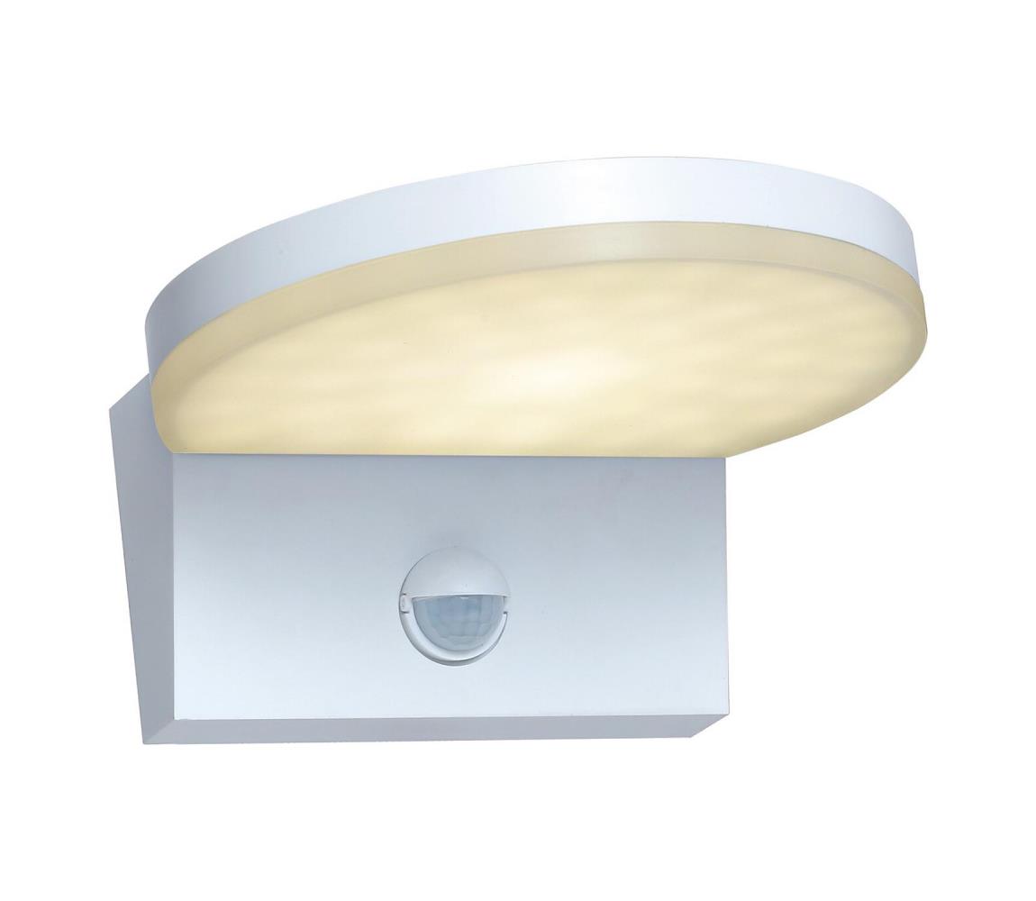 Rabalux 77120 -LED Kinkiet zewnętrzny z czujnikiem BATIDA LED/9W/230V IP54 biały