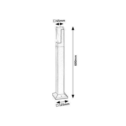 Rabalux - LED Lampa zewnętrzna LED/7W/230V IP54