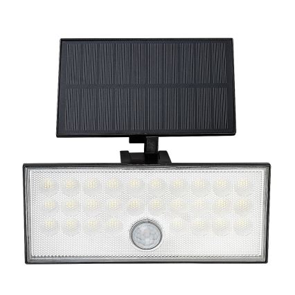 Rabalux - LED Solarny naświetlacz z czujnikiem LED/8W/3,7V 1800mAh IP65 + pilot zdalnego sterowania