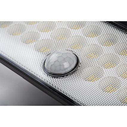 Rabalux - LED Solarny naświetlacz z czujnikiem LED/8W/3,7V 1800mAh IP65 + pilot zdalnego sterowania