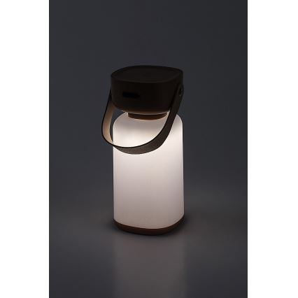 Rabalux - LED Zewnętrzna akumulatorowa ściemnialna dotykowa lampa stołowa LED/3W/5V IP44 brązowy