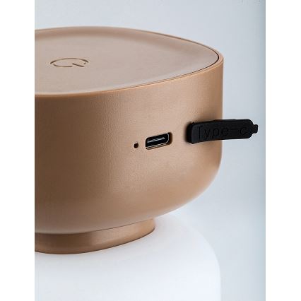 Rabalux - LED Zewnętrzna akumulatorowa ściemnialna dotykowa lampa stołowa LED/3W/5V IP44 brązowy