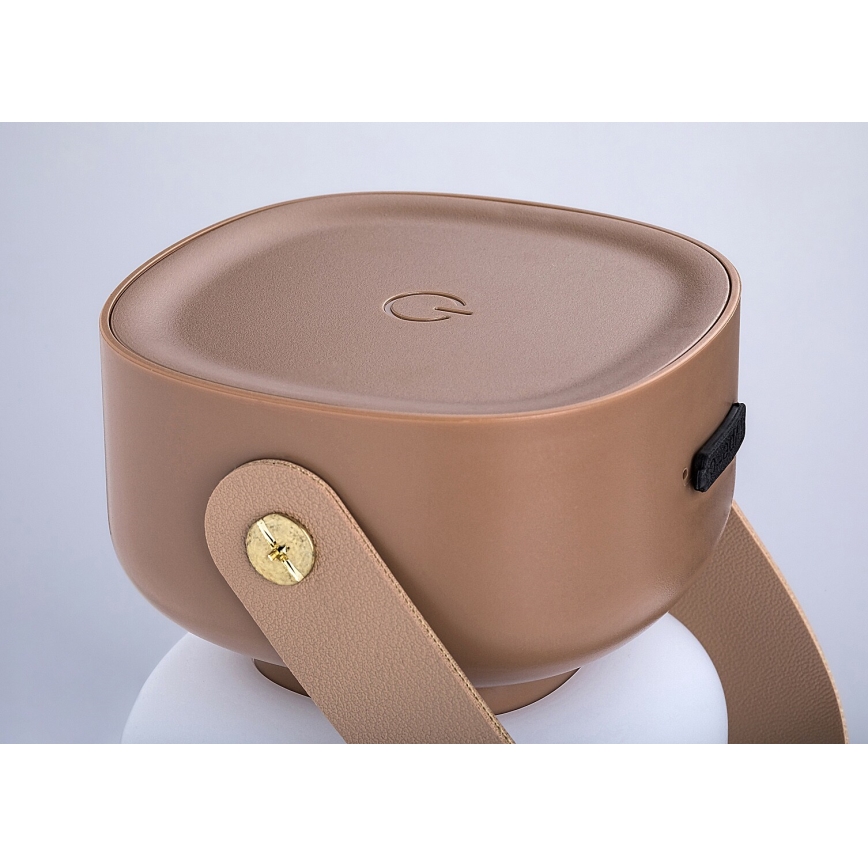 Rabalux - LED Zewnętrzna akumulatorowa ściemnialna dotykowa lampa stołowa LED/3W/5V IP44 brązowy
