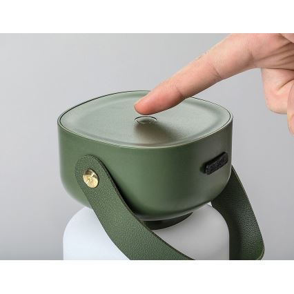 Rabalux - LED Zewnętrzna akumulatorowa ściemnialna dotykowa lampa stołowa LED/3W/5V IP44 zielony