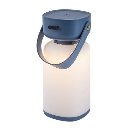 Rabalux - LED Zewnętrzna akumulatorowa ściemnialna dotykowa lampa stołowa LED/3W/5V IP44 niebieski