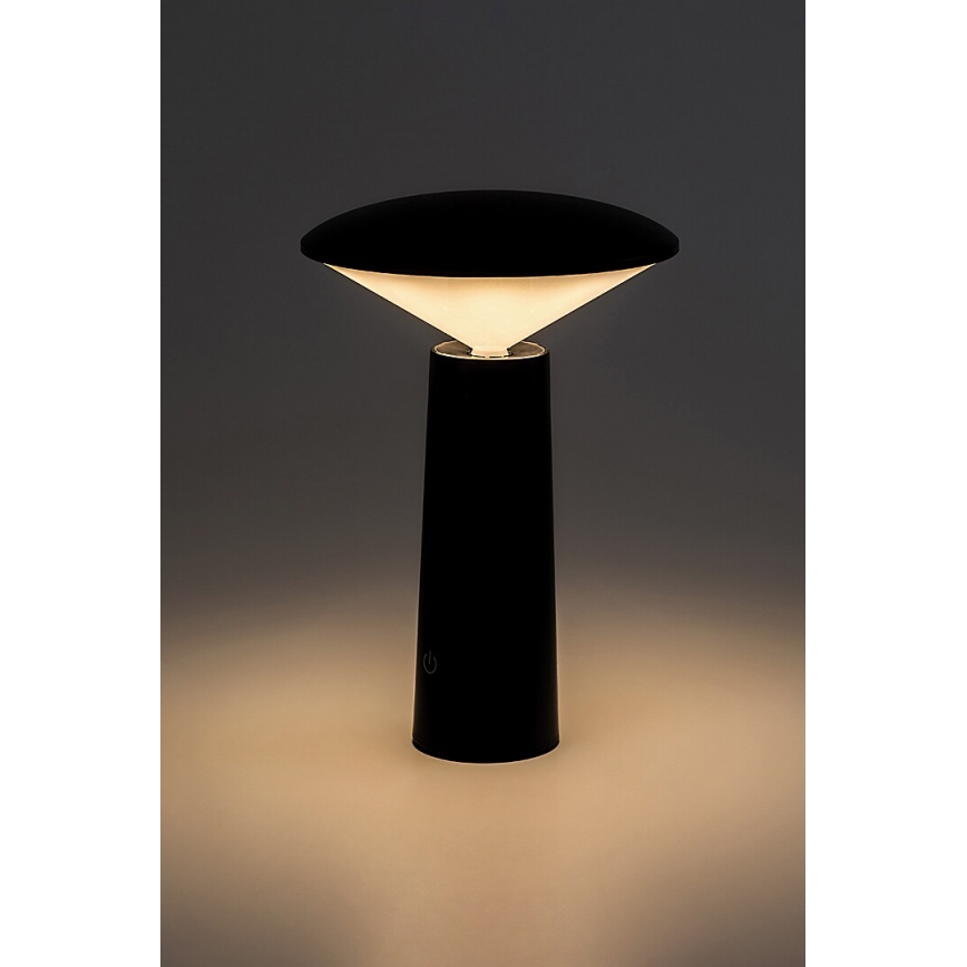 Rabalux - LED Ściemnialna akumulatorowa dotykowa lampa stołowa POLPERRO LED/3W/3,7V 1200mAh czarna