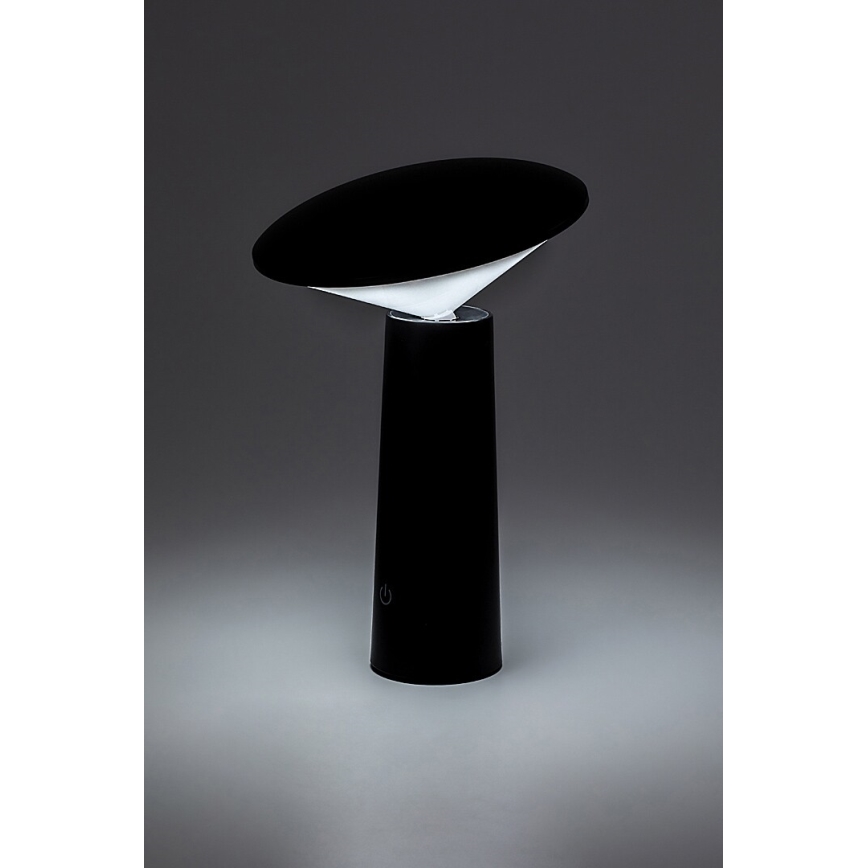 Rabalux - LED Ściemnialna akumulatorowa dotykowa lampa stołowa POLPERRO LED/3W/3,7V 1200mAh czarna