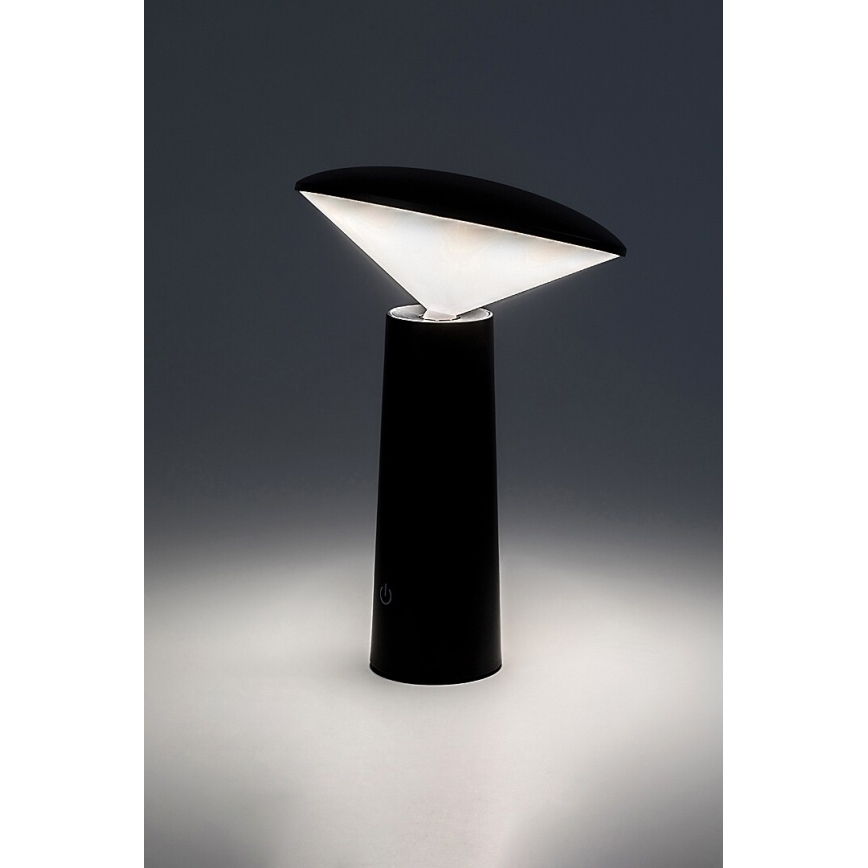 Rabalux - LED Ściemnialna akumulatorowa dotykowa lampa stołowa POLPERRO LED/3W/3,7V 1200mAh czarna