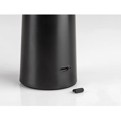 Rabalux - LED Ściemnialna akumulatorowa dotykowa lampa stołowa POLPERRO LED/3W/3,7V 1200mAh czarna