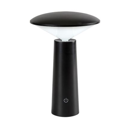 Rabalux - LED Ściemnialna akumulatorowa dotykowa lampa stołowa POLPERRO LED/3W/3,7V 1200mAh czarna