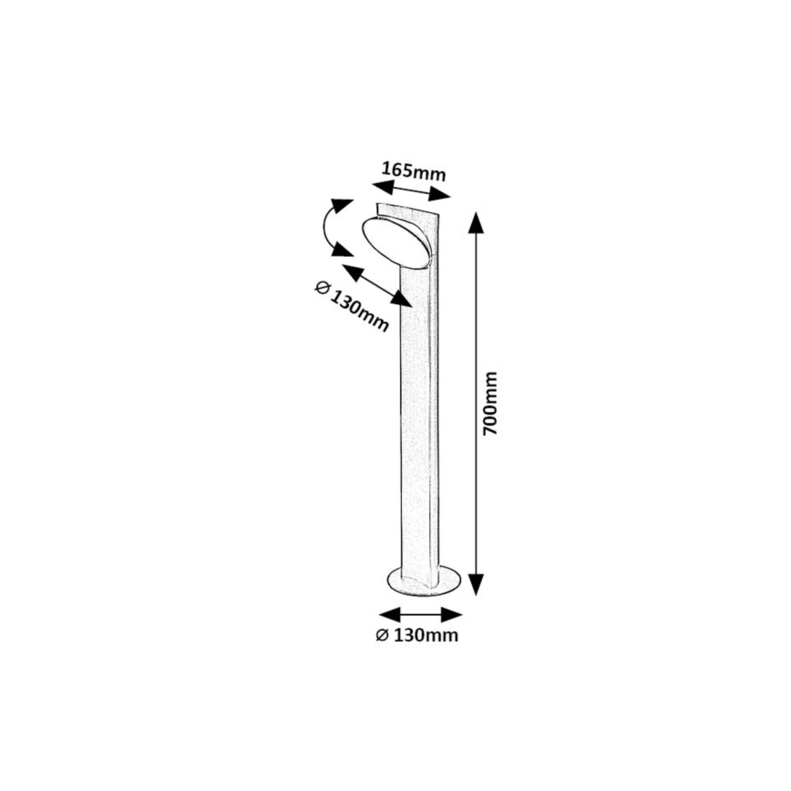Rabalux - LED Lampa zewnętrzna LED/12W/230V IP54