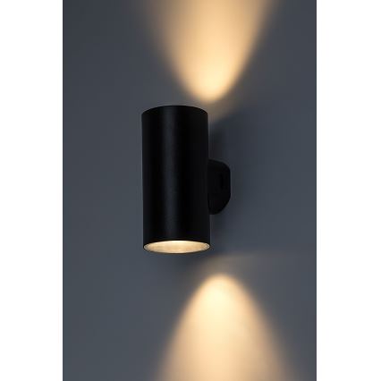 Rabalux - LED Kinkiet zewnętrzny LED/18W/230V 2700/4000/6500K IP65 czarny