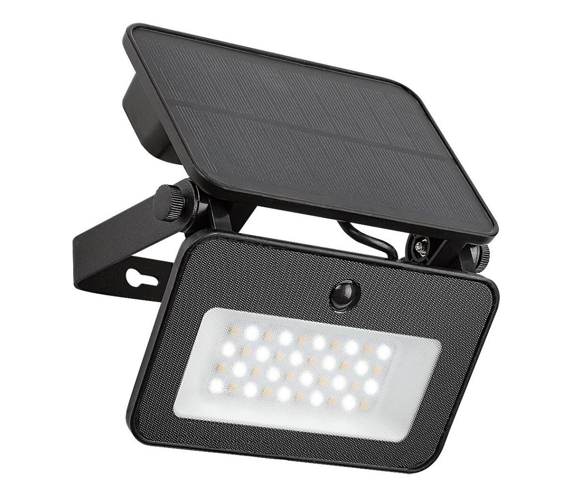 Rabalux 77159-LED Solarny naświetlacz z czujnikiem LED/6W/3,7V 3000/4000/6500K IP65