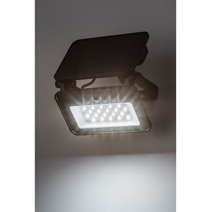 Rabalux - LED Solarny naświetlacz z czujnikiem LED/6W/3,7V 3000/4000/6500K IP65