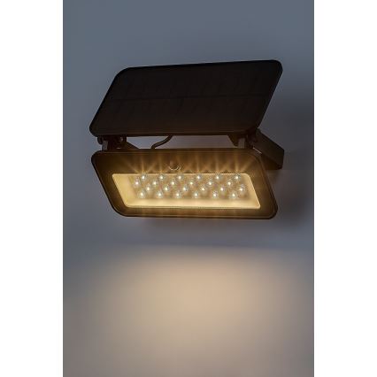 Rabalux - Reflektor solarny LED z czujnikiem LED/8W/3,7V 3000/4000/6500K IP65 2600 mAh