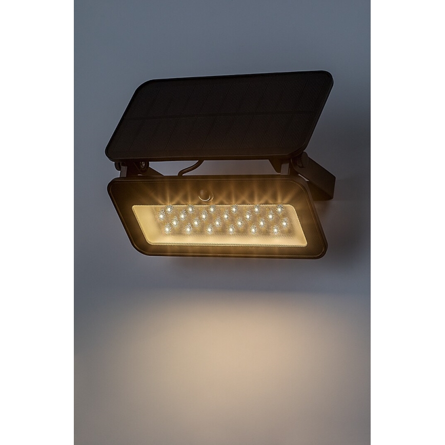 Rabalux - Reflektor solarny LED z czujnikiem LED/8W/3,7V 3000/4000/6500K IP65 2600 mAh
