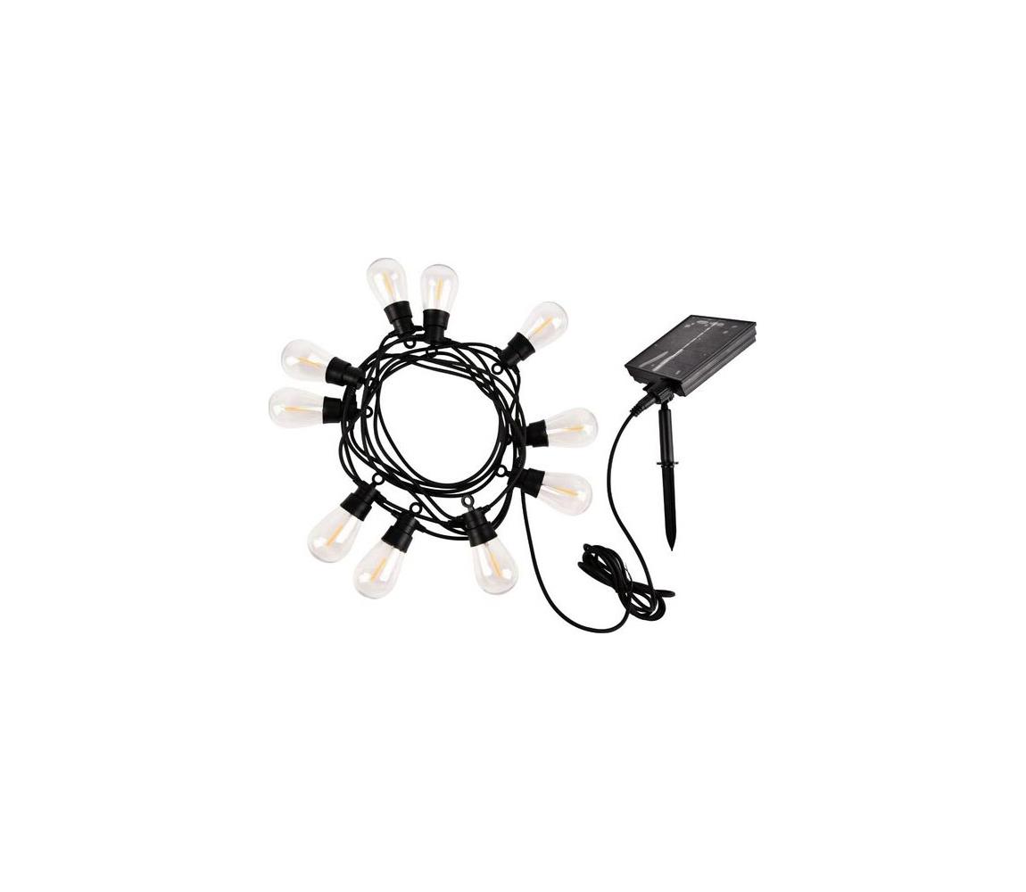 Rabalux 77165 - LED Łańcuch solarny ZIRC LED/3,6W/3,7V 1200mAh IP44