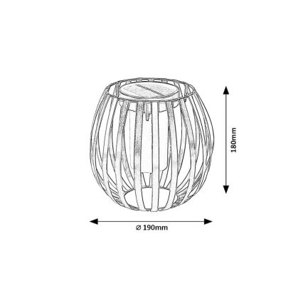 Rabalux - LED Oświetlenie solarne LED/1W/1,2V 300mAh IP44