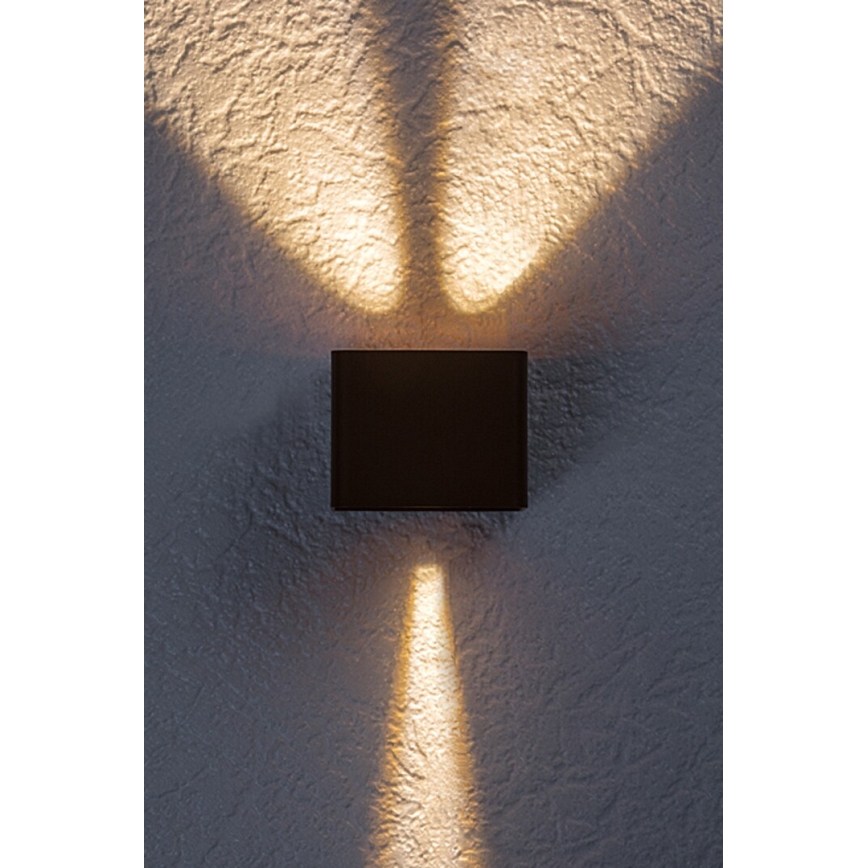 Rabalux - LED Kinkiet zewnętrzny LED/10W/230V IP54 brązowy