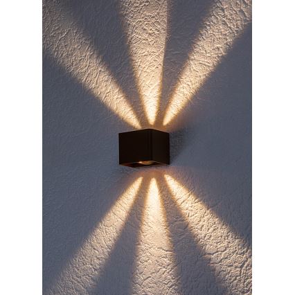 Rabalux - LED Kinkiet zewnętrzny LED/10W/230V IP54 brązowy