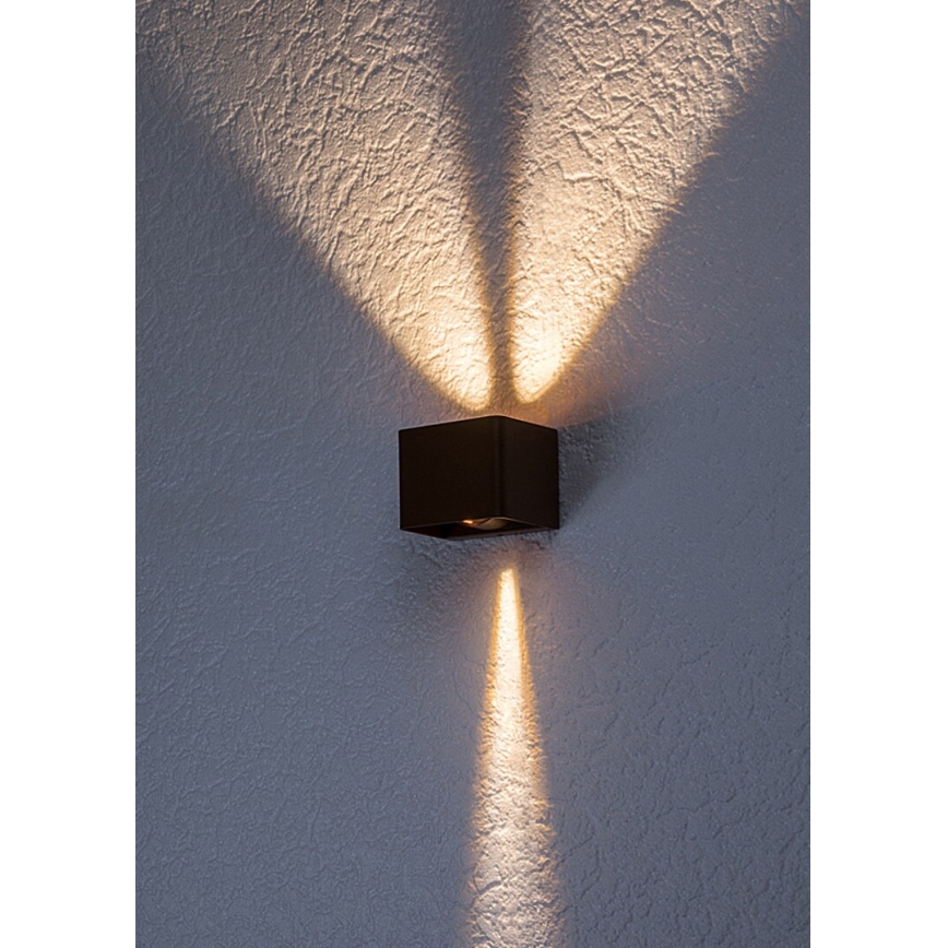 Rabalux - LED Kinkiet zewnętrzny LED/10W/230V IP54 brązowy