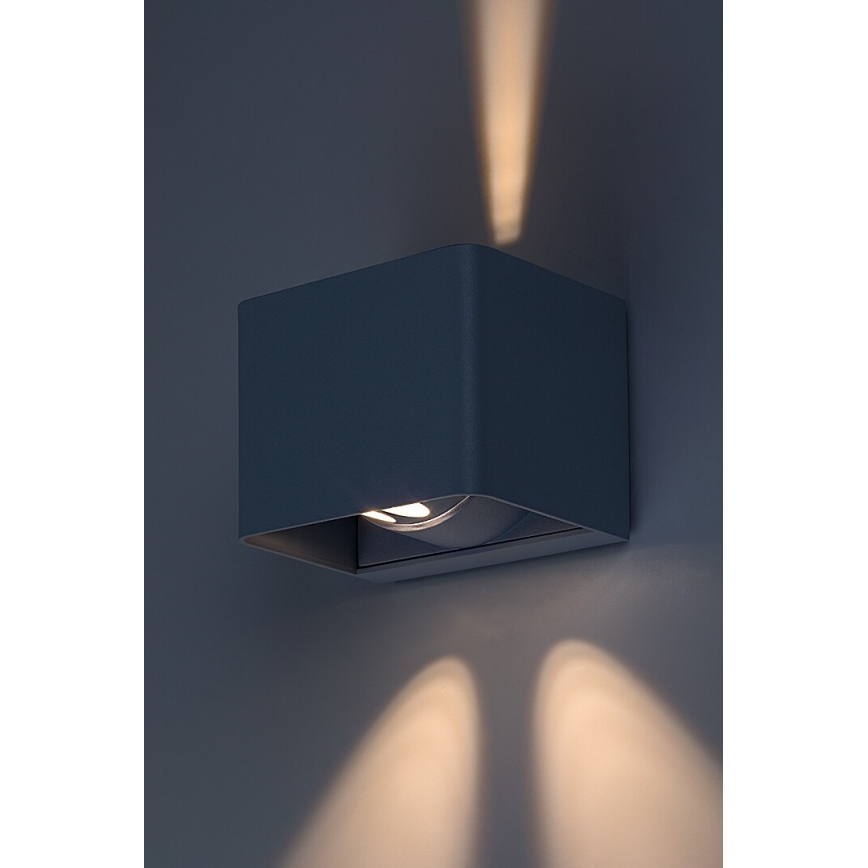 Rabalux - LED Kinkiet zewnętrzny LED/10W/230V IP54 szary
