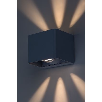 Rabalux - LED Kinkiet zewnętrzny LED/10W/230V IP54 szary