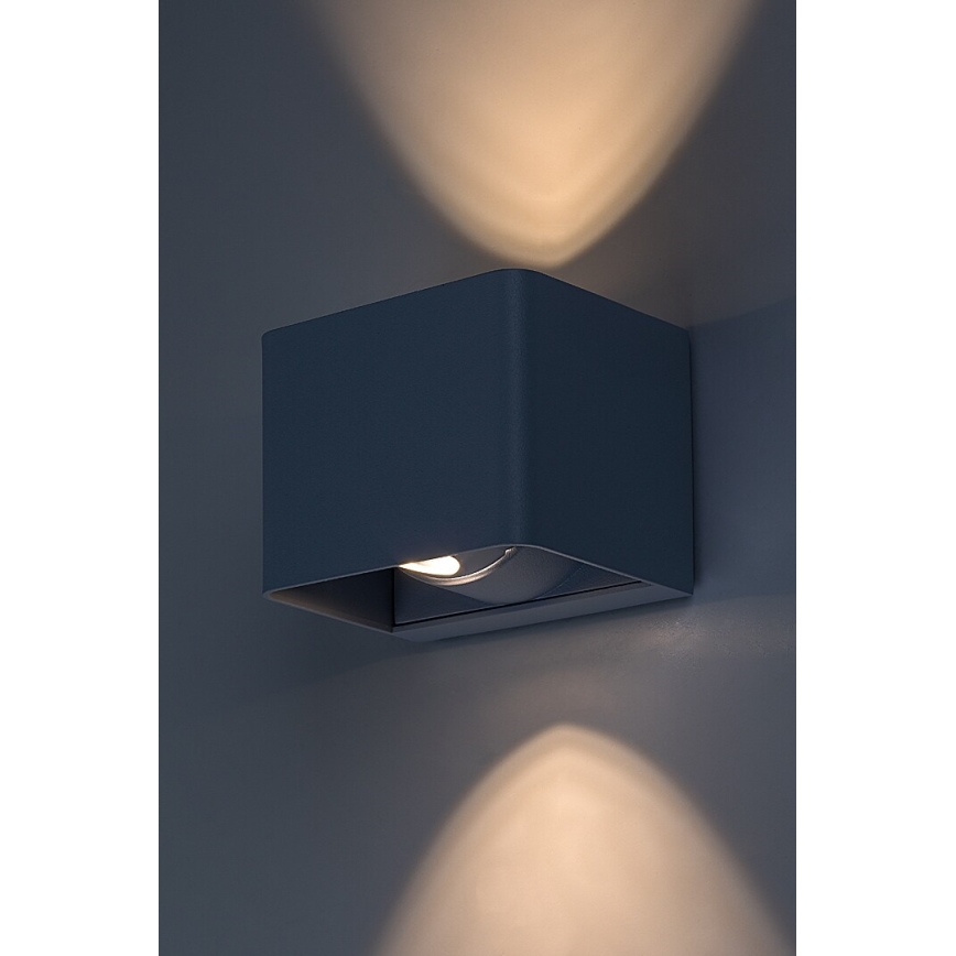 Rabalux - LED Kinkiet zewnętrzny LED/10W/230V IP54 szary