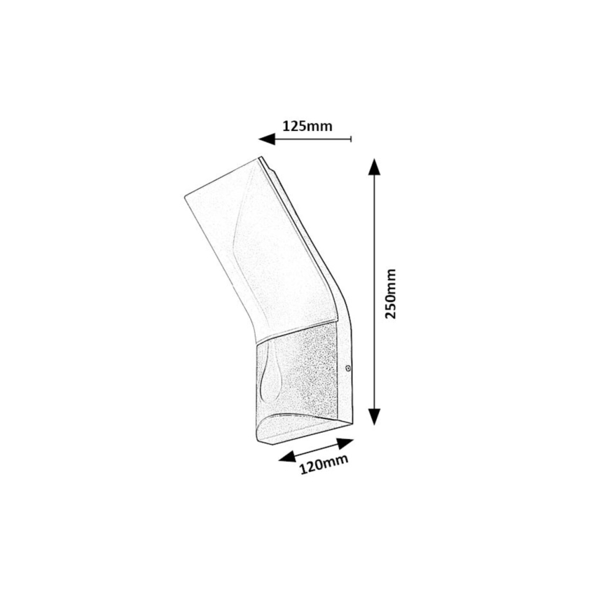 Rabalux - LED Kinkiet zewnętrzny LED/10W/230V IP54