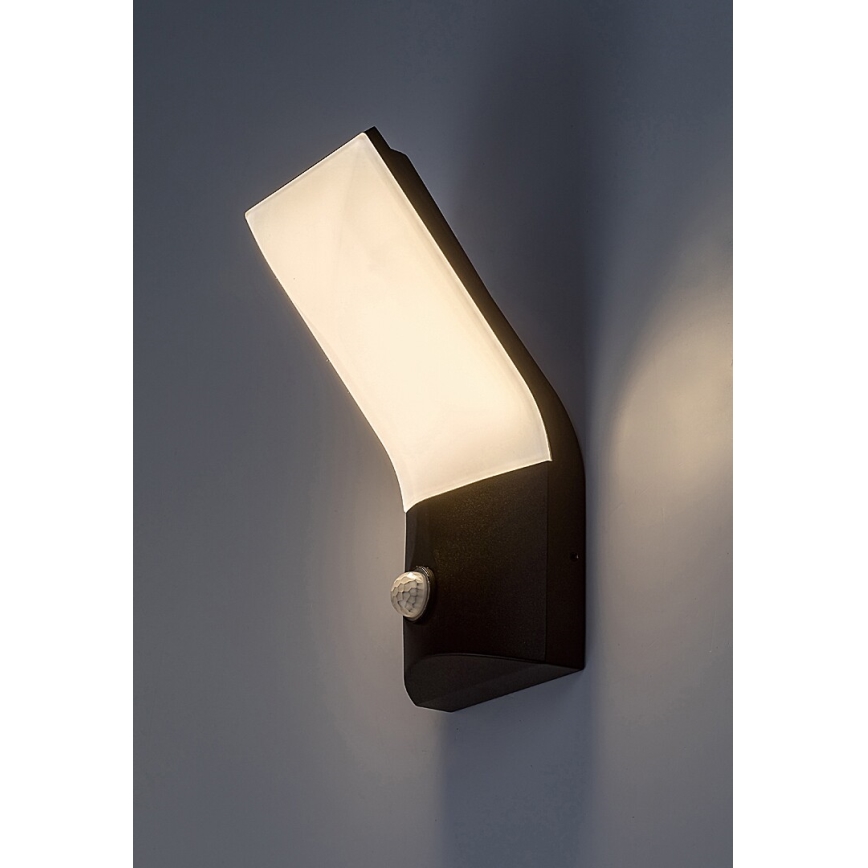 Rabalux - LED Kinkiet zewnętrzny z czujnikiem LED/10W/230V IP54