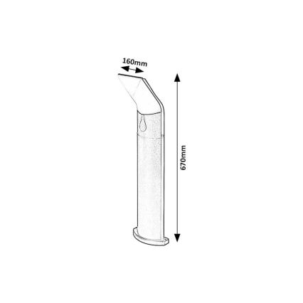 Rabalux - LED Lampa zewnętrzna LED/10W/230V IP54