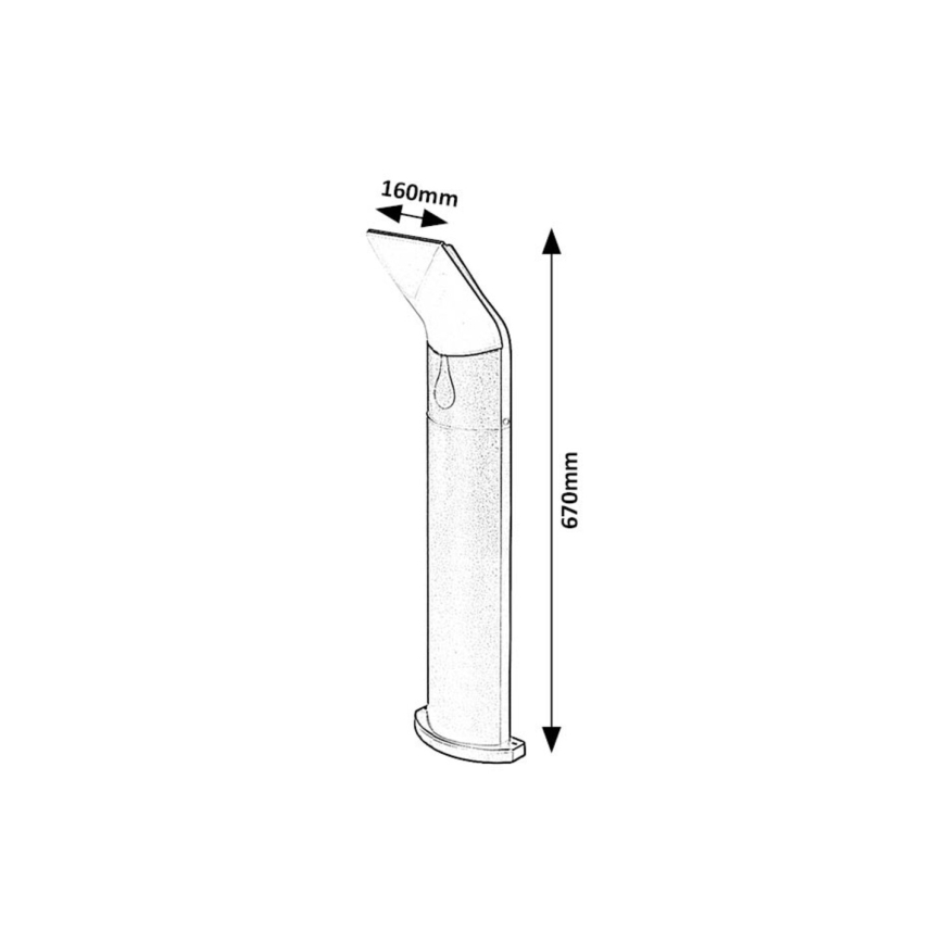 Rabalux - LED Lampa zewnętrzna LED/10W/230V IP54