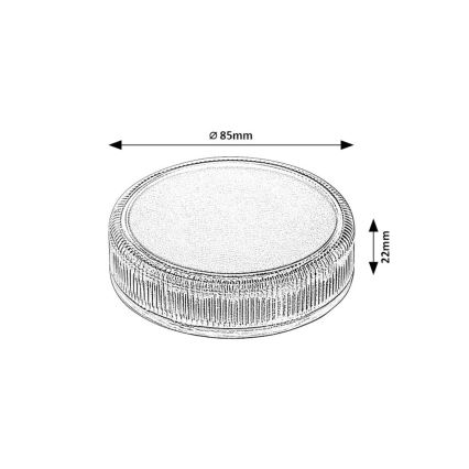 Rabalux - LED Oświetlenie solarne LED/0,3W/1,2V 800mAh IP65