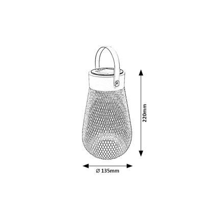 Rabalux - LED Oświetlenie solarne LED/0,16W/1,2V 400mAh IP44