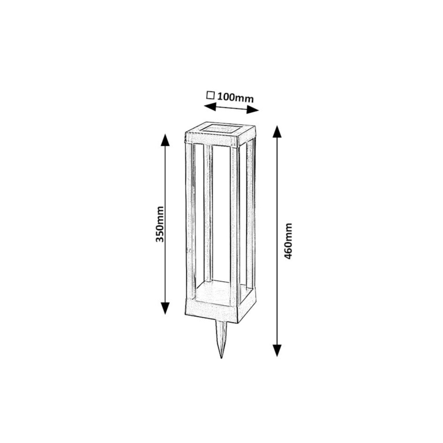 Rabalux - LED Oświetlenie solarne LED/0,18W/3,7V IP44
