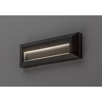 Rabalux - Zewnętrzny kinkiet LED/6W/230V IP65 czarny