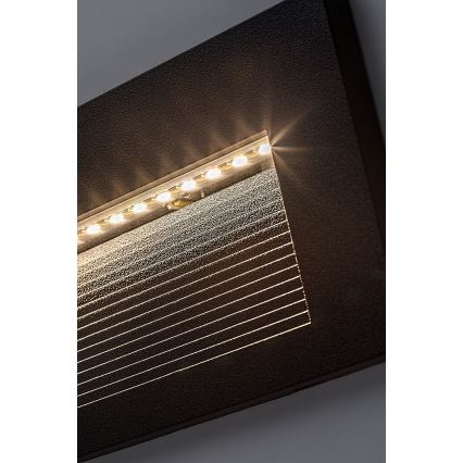 Rabalux - LED Zewnętrzny kinkiet LED/6W/230V IP65 czarny