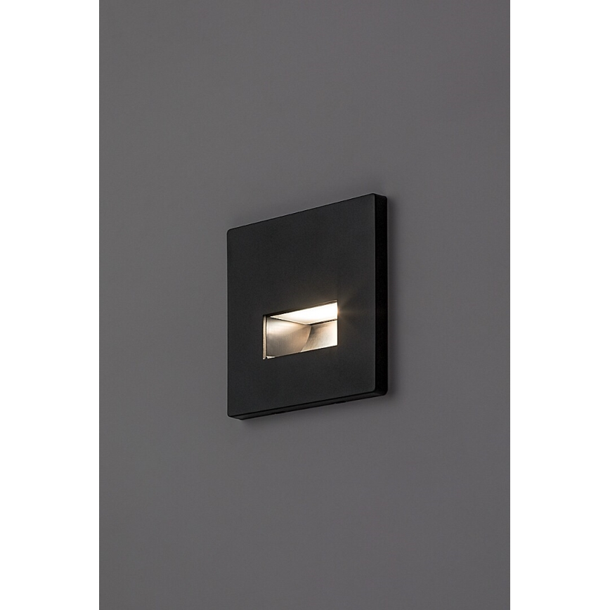 Rabalux - oprawa schodowa LED/1W/230V 3000/4500/6500K czarna