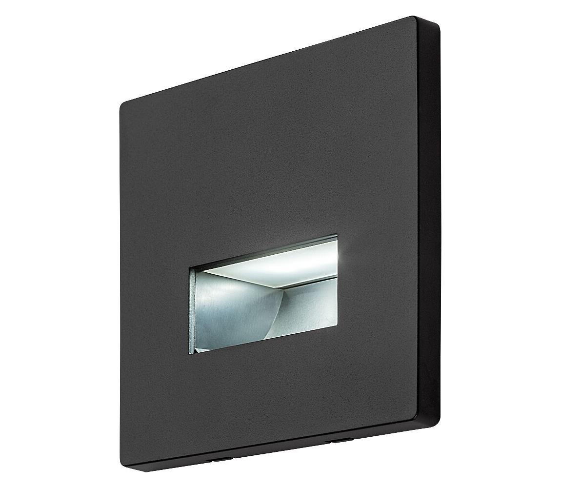Rabalux 77195 - Oprawa schodowa LED LUNCA LED/1W/230V 3000/4500/6500K czarna
