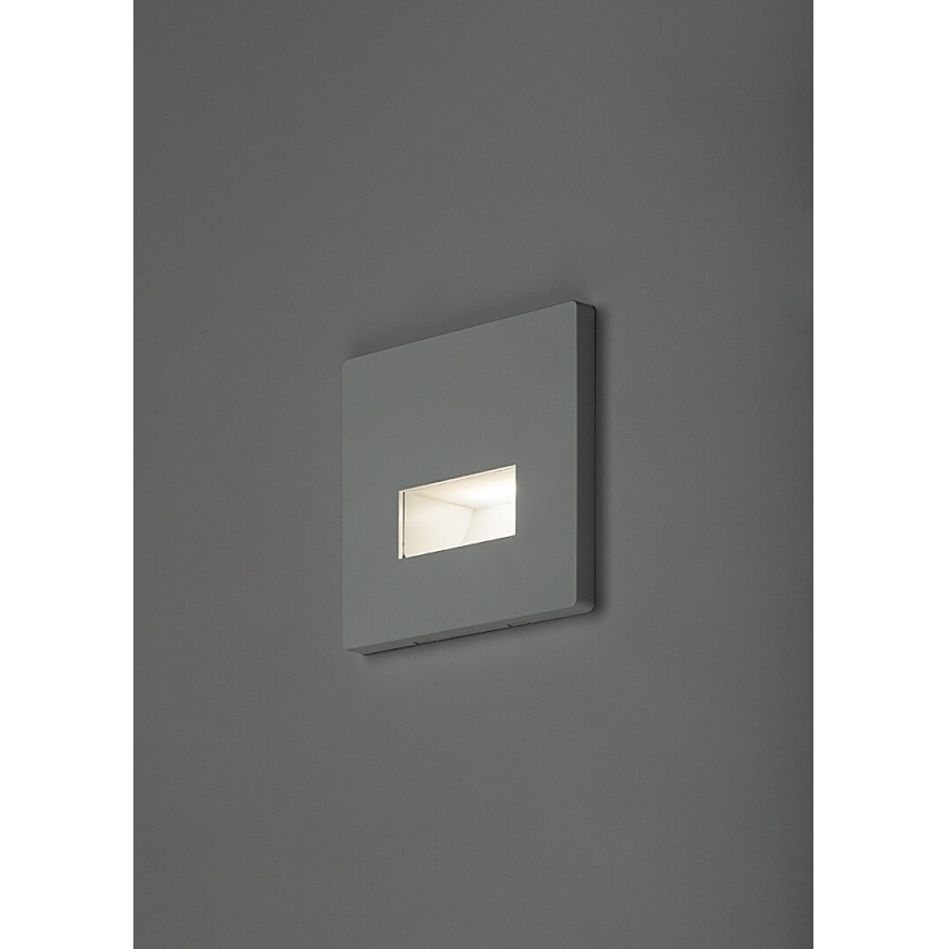 Rabalux - Oprawa schodowa LED/1W/230V 3000/4500/6500K biała