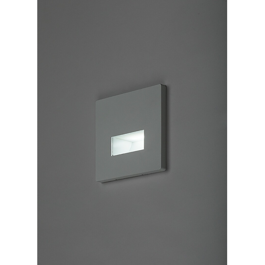 Rabalux - Oprawa schodowa LED/1W/230V 3000/4500/6500K biała