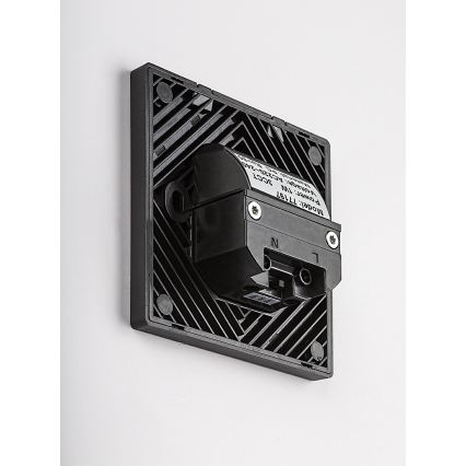 Rabalux - LED oprawa schodowa z czujnikiem ruchu i zmierzchu LED/1W/230V 3000/4500/6500K czarna