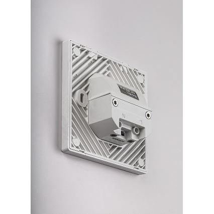 Rabalux - Oprawa schodowa LED z czujnikiem ruchu i zmierzchu LED/1W/230V 3000/4500/6500K biała