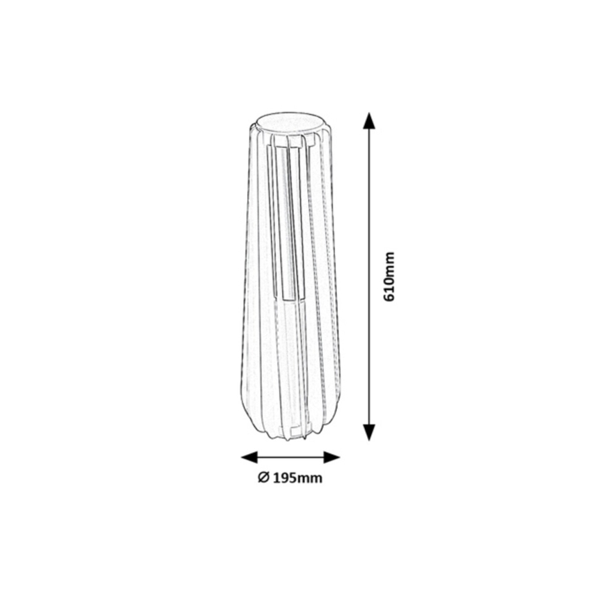 Rabalux - Zewnętrzna oprawa ścienna LED/12W/230V IP54