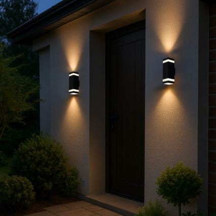 Rabalux - Zewnętrzny kinkiet LED/16W/230V IP65 antracyt